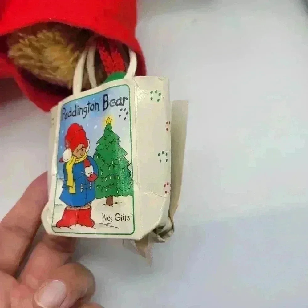VTGPaddington Bear Christmas Plush Teddy Sears Exclusive Kids Gifts Holiday 1994 - Picture 2 of 11